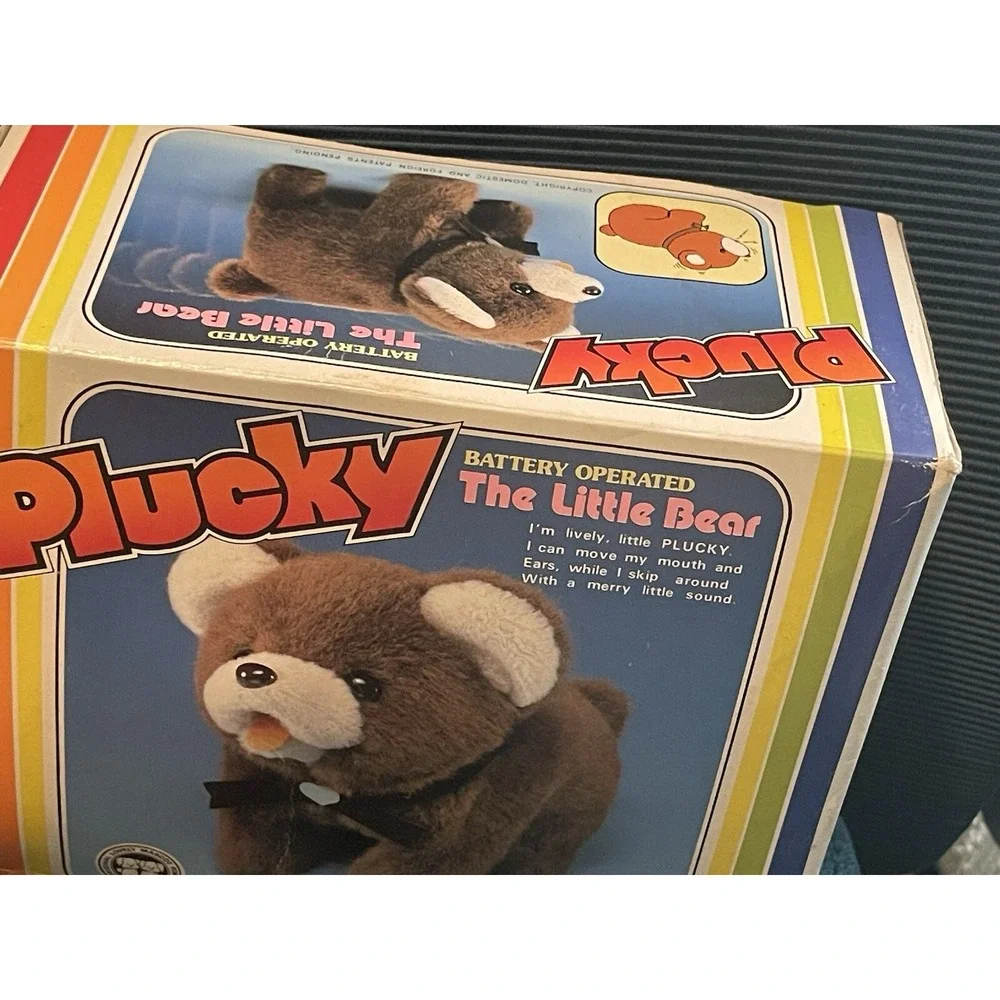 Vintage Plucky Bear  , ( Not‎ Working )